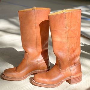 Frye Campus Light Brown Boots